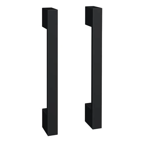 Apollo2 605mm Gloss Grey Wall Hung Vanity Unit with Matt Black Handles - Victorian Plumbing 3 Apollo2 605mm Gloss Grey Wall Hung Vanity Unit with Matt Black Handles - Victorian Plumbing - Image 3