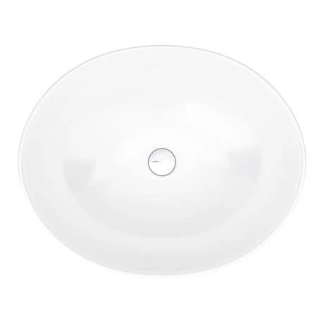 Arezzo Blue Countertop Basin Unit with Brushed Brass Handles - 600mm Freestanding Vanity 4 Arezzo Blue Countertop Basin Unit with Brushed Brass Handles - 600mm Freestanding Vanity - Image 4