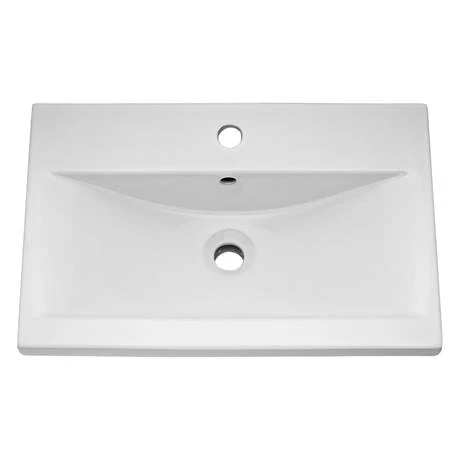 Arezzo 500 Matt Grey Freestanding Vanity Unit with Rose Gold Handles | Modern Bathroom Storage 2 Arezzo 500 Matt Grey Freestanding Vanity Unit with Rose Gold Handles | Modern Bathroom Storage - Image 2