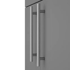 Arezzo Matt Grey 600mm Floor Standing Vanity Unit with Chrome Handles 8 Arezzo Matt Grey 600mm Floor Standing Vanity Unit with Chrome Handles -Vanity Units Shop AZG6FSVCHIS d2 460