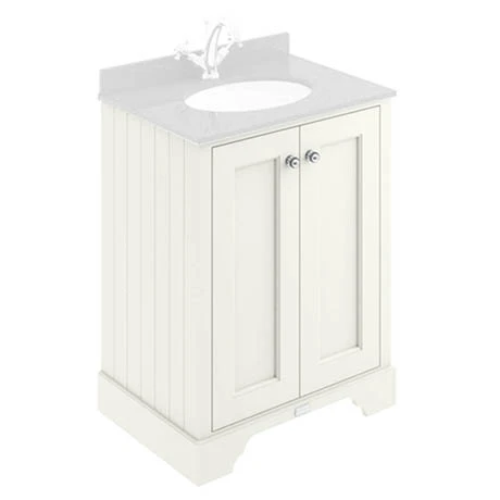 Bayswater Pointing White 600mm 2-Door Freestanding Basin Cabinet Only | Modern Bathroom Vanity Unit 1 Bayswater Pointing White 600mm 2-Door Freestanding Basin Cabinet Only | Modern Bathroom Vanity Unit