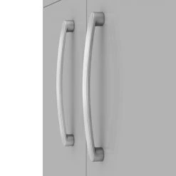 Brooklyn 500 Grey Mist Floor Standing Vanity Unit with Thin-Edge Basin - Premium Freestanding Bathroom Furniture -Vanity Units Shop BFS5GMTE ND1 460