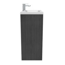 Brooklyn 600mm Black Freestanding Vanity Unit - Stylish 2 Door Floor Standing Bathroom Unit 11 Brooklyn 600mm Black Freestanding Vanity Unit - Stylish 2 Door Floor Standing Bathroom Unit -Vanity Units Shop BFS6BLK D6 460