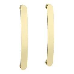 Brooklyn 600mm Gloss White Freestanding Vanity Unit with Brushed Brass Handles -Vanity Units Shop BFS6WHT BB d2 460