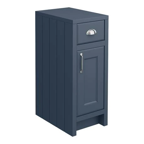 Chatsworth Traditional Blue 560mm Vanity Sink with 300mm Cupboard Unit - Bathroom Furniture Pack 2 Chatsworth Traditional Blue 560mm Vanity Sink with 300mm Cupboard Unit - Bathroom Furniture Pack - Image 2