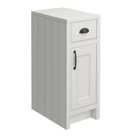 Chatsworth Traditional Grey Double Basin Vanity with Matt Black Handles | Bathroom Furniture Pack 4 Chatsworth Traditional Grey Double Basin Vanity with Matt Black Handles | Bathroom Furniture Pack - Image 4