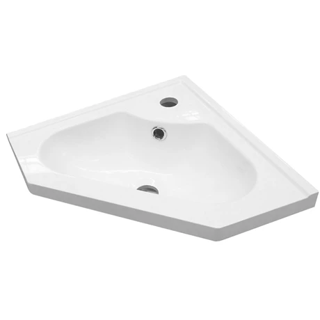 Chatsworth Traditional White Corner Vanity Unit - Freestanding Bathroom Storage Solution 2 Chatsworth Traditional White Corner Vanity Unit - Freestanding Bathroom Storage Solution - Image 2