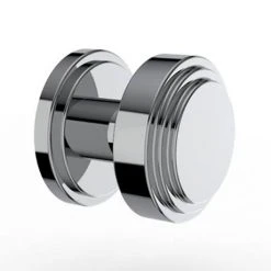 Burlington Chalfont 1000mm Matt Black Wall Hung Vanity Unit with Double Basin & Single Drawer, Chrome Handles -Vanity Units Shop CHKCHR 460 1