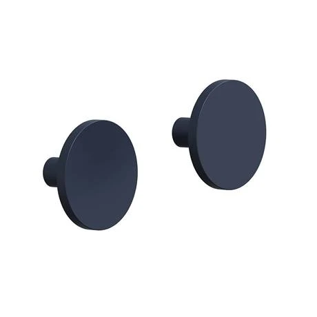 Crosswater Canvass Deep Indigo Blue 600mm Double Drawer Unit with Carrara Marble Effect Worktop 2 Crosswater Canvass Deep Indigo Blue 600mm Double Drawer Unit with Carrara Marble Effect Worktop - Image 2