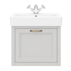 Chatsworth Traditional Grey 560mm Wall Hung Vanity Unit - Modern Bathroom Storage -Vanity Units Shop CWH560GRY n d5 460