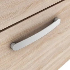 Brooklyn 1205mm Natural Oak Double Basin 4 Drawer Vanity Unit - Stylish & Functional Bathroom Furniture -Vanity Units Shop DBFS12N4D D3N 460