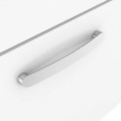 Brooklyn 1205mm White Gloss Wall Hung Double Basin Vanity Unit | Modern Bathroom Storage -Vanity Units Shop DBWH12WHT d3 460