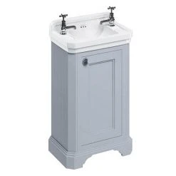 Burlington Freestanding Cloakroom Vanity Unit & Basin - Classic Grey | Elegant & Durable