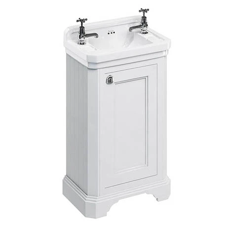 Burlington Freestanding Cloakroom Vanity Unit & Basin - Matt White | Modern Bathroom Furniture 1 Burlington Freestanding Cloakroom Vanity Unit & Basin - Matt White | Modern Bathroom Furniture