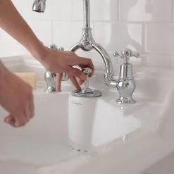 Burlington 65 2-Door Freestanding Vanity Unit with Classic Grey Invisible Overflow/Waste Basin - 2 Tap Hole -Vanity Units Shop FF8G B14 D3 460