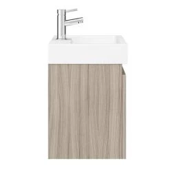 Milan Juno 500 x 360mm Driftwood Wall Hung Vanity Unit - Modern Bathroom Storage Solution -Vanity Units Shop JN5DW n d5 460
