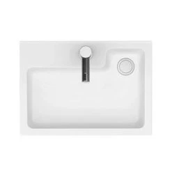 Milan Juno 500 x 360mm Black Wall Hung Vanity Unit - Modern Bathroom Storage -Vanity Units Shop JN5HB n d6 460