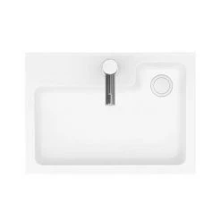 Milan Juno 500 x 360mm Natural Oak Wall Hung Vanity Unit with Soft-Closing Door - Modern Bathroom Storage Solution -Vanity Units Shop JN5NO nw d2 460