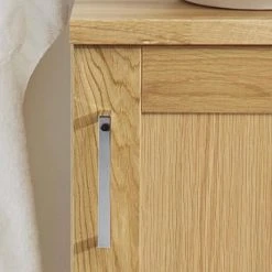 Miller London 60 Wall Hung Two Door Vanity Unit with Basin in Oak -Vanity Units Shop LOND60OAK2D D1 460