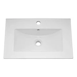 Toreno 500mm Small Vanity Sink With Cabinet - Modern High Gloss White Freestanding Vanity Unit -Vanity Units Shop MV500 detail1 460