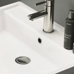 Monza Concrete Effect 600mm Wall Mounted Vanity Unit - Modern Wall Hung Bathroom Storage 7 Monza Concrete Effect 600mm Wall Mounted Vanity Unit - Modern Wall Hung Bathroom Storage -Vanity Units Shop MZ6GWWH1 overflow2 460 7
