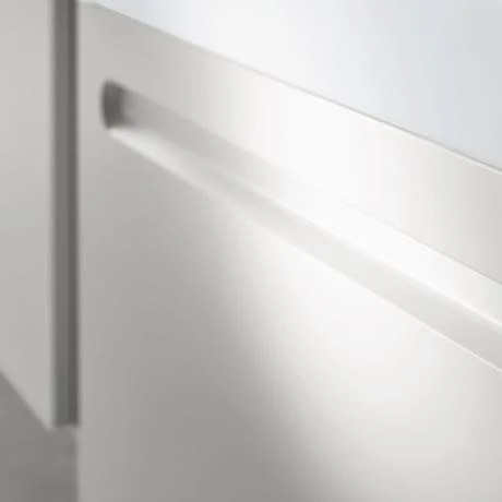 Duravit No.1 800mm White Matt Wall Mounted Vanity Unit with Basin & Drawer - Modern Bathroom Design 4 Duravit No.1 800mm White Matt Wall Mounted Vanity Unit with Basin & Drawer - Modern Bathroom Design - Image 4