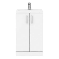 Pallas 500 Modern Gloss White Floor Standing Vanity Unit -Vanity Units Shop PAL006E d4 460