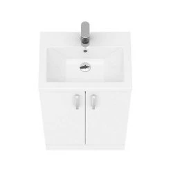 Pallas 500 Modern Gloss White Floor Standing Vanity Unit -Vanity Units Shop PAL006E d6 460