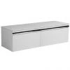 Roper Rhodes Pursuit 1200mm Gloss White Wall Hung Vanity Unit with Solid Worktop