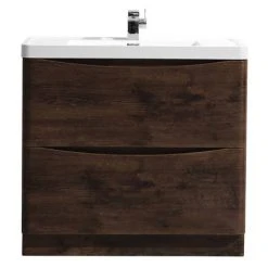 Monza Chestnut 900mm Wide Floor Standing Vanity Unit - Freestanding Bathroom Storage -Vanity Units Shop RC900FS d1 460