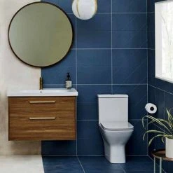 Britton Shoreditch 850mm Wall-Hung Double Drawer Vanity Unit with Brass Handles - Caramel 7 Britton Shoreditch 850mm Wall-Hung Double Drawer Vanity Unit with Brass Handles - Caramel -Vanity Units Shop S85DDCSQBR nd1 460