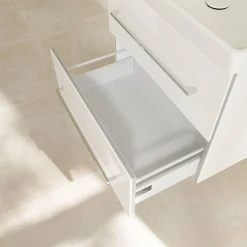 Villeroy & Boch Avento Wall Hung Vanity Unit 630mm - Crystal White - SAVE07B401 | Modern Bathroom Furniture -Vanity Units Shop SAVE07B401 D5 460
