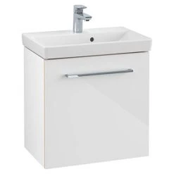 Villeroy & Boch Avento Wall Hung Vanity Unit 530mm - Crystal White | Modern Bathroom Design