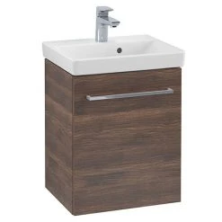 Villeroy & Boch Avento Arizona Oak 450mm Wall Hung 1-Door Vanity Unit - Premium Bathroom Furniture