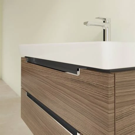 Villeroy & Boch Subway 2.0 Arizona Oak 800mm Wall Hung 2-Drawer Vanity Unit 3 Villeroy & Boch Subway 2.0 Arizona Oak 800mm Wall Hung 2-Drawer Vanity Unit - Image 3
