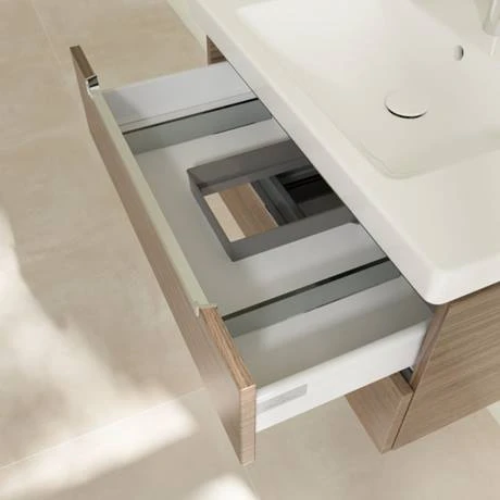 Villeroy & Boch Subway 2.0 Arizona Oak 800mm Wall Hung 2-Drawer Vanity Unit 4 Villeroy & Boch Subway 2.0 Arizona Oak 800mm Wall Hung 2-Drawer Vanity Unit - Image 4