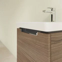 Villeroy & Boch Subway 2.0 Arizona Oak 450mm Wall Hung 1-Drawer Vanity Unit | Modern Bathroom Furniture -Vanity Units Shop SBAO440 D2 460