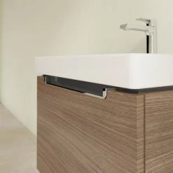 Villeroy & Boch Subway 2.0 Arizona Oak 600mm Wall Hung 1-Drawer Vanity Unit | Modern Bathroom Storage -Vanity Units Shop SBAO600 D2 460