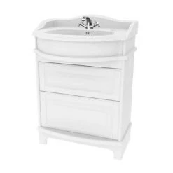 Miller - Traditional 1903 65 Two Drawer Freestanding Vanity Unit with Ceramic Basin