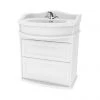 Miller - Traditional 1903 65 Wall Hung Two Drawer Vanity Unit with Ceramic Basin | Freestanding Vanity Units
