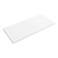 Venice Floating Basin Shelf in Gloss White (1000mm Wide) - Modern Wall Hung Vanity Unit