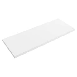 Venice Floating Basin Shelf 1200mm Wide - Gloss White | Wall Hung Vanity Unit