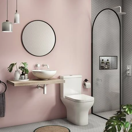 Venice Floating Basin Shelf | Light Oak | 800mm Wide Wall Hung Vanity Unit 2 Venice Floating Basin Shelf | Light Oak | 800mm Wide Wall Hung Vanity Unit - Image 2