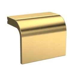 Venice Abstract 500mm White Freestanding Vanity Unit with Brushed Brass Handles -Vanity Units Shop VAFS500WHTBRA d2 460