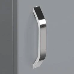 Valencia Perla Wall Hung Cloakroom Vanity - Gloss Grey, 450mm Wide 7 Valencia Perla Wall Hung Cloakroom Vanity - Gloss Grey, 450mm Wide -Vanity Units Shop VPWHGG45 d3 460