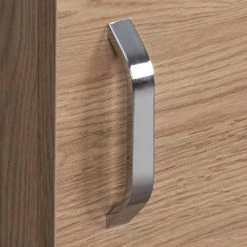 Valencia Perla Wall Hung Cloakroom Vanity - Light Oak Effect, 450mm Wide -Vanity Units Shop VPWHLO45 d3 460